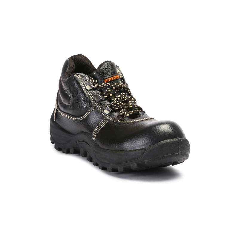 Prima PSF-27 Booster Steel Toe Black Work Safety Shoes, Size: 8 (Pack of 24)