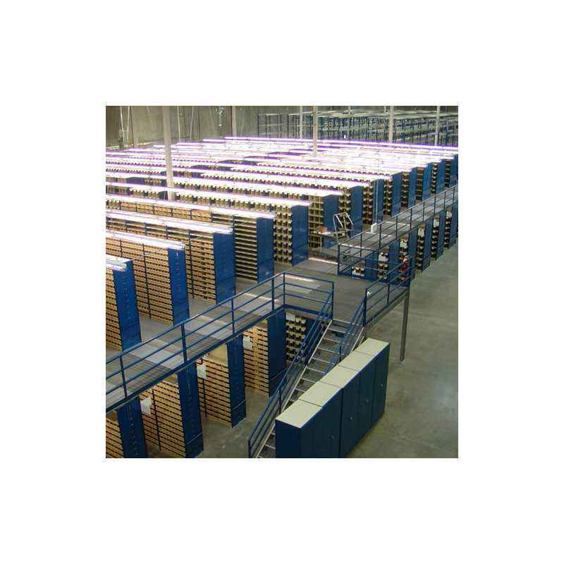 2 Layer Heavy Duty Metallic Racking System, Load Capacity: 500-3000 kg/Layer
