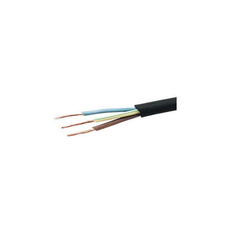 Swadeshi T.R.S. Flexible Staple Braided Wire 3 Core Cable, 3 Cores, 40 Strands