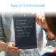 Portronics Ruffpad 8.5 Black Re-Writable LCD Pad, POR 628