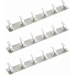 Doyours 3 Pieces Two Tone Dotted Hooks Rail Set, DY-1257