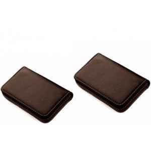 Stealodeal Brown Leather Card Holder
