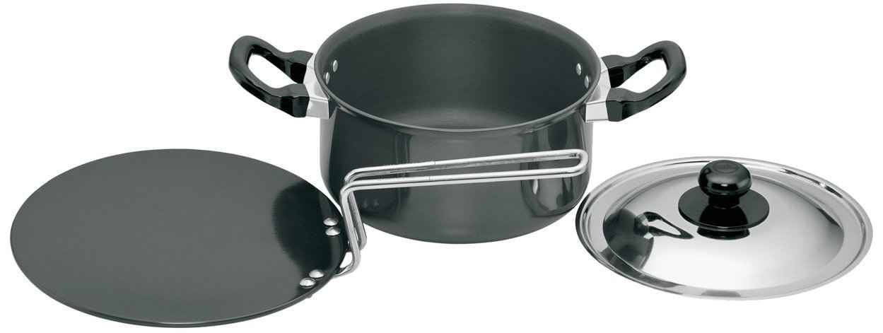 Buy Hawkins Futura Non-Stick 2 Pieces Cookware Set, QS6 Online At Best  Price On Moglix