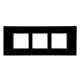 GM Glossy Black CASA VIVA Plate with Support Frame, PX SF 06 018-B