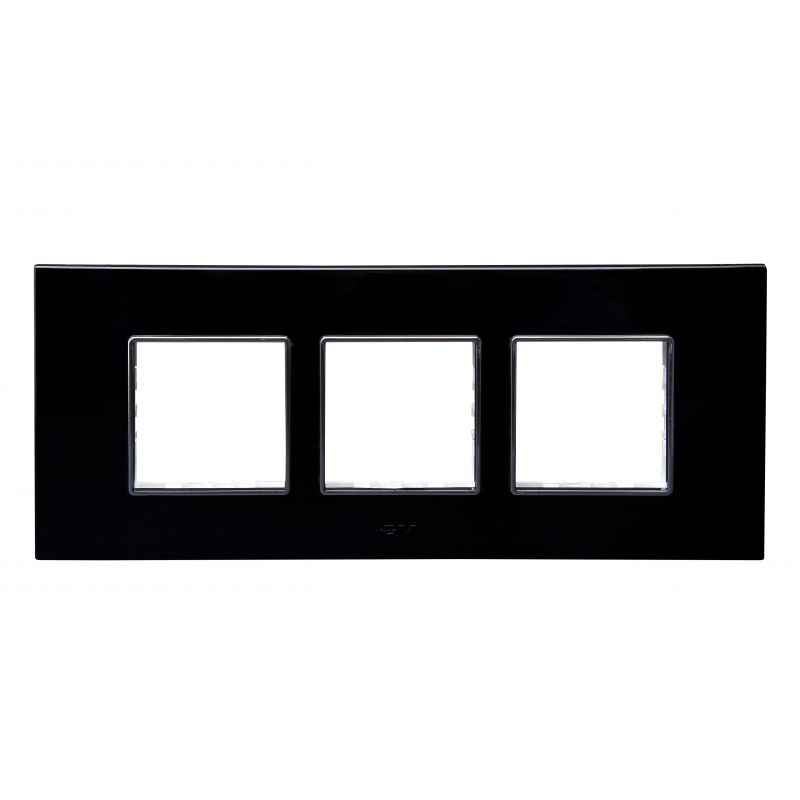 GM Glossy Black CASA VIVA Plate with Support Frame, PX SF 06 018-B