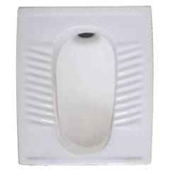 Cera Orissa Squatting Pan, 2874 (OR), Colour: Ivory