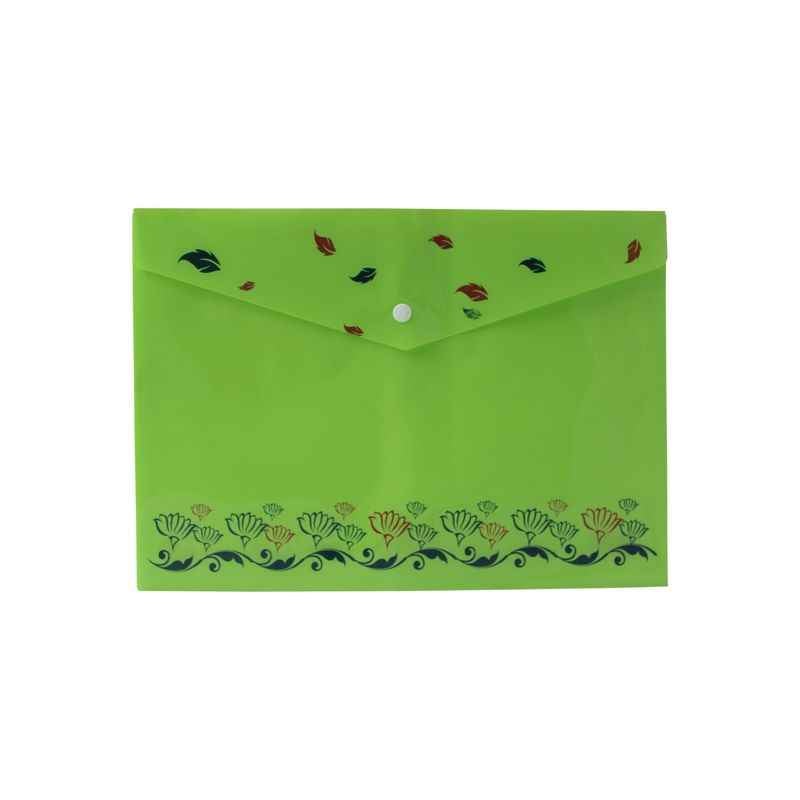 Saya Green Document Bag Designer, Dimensions: 340 x 15 x 350 mm, Weight: 360 g (Pack of 12)