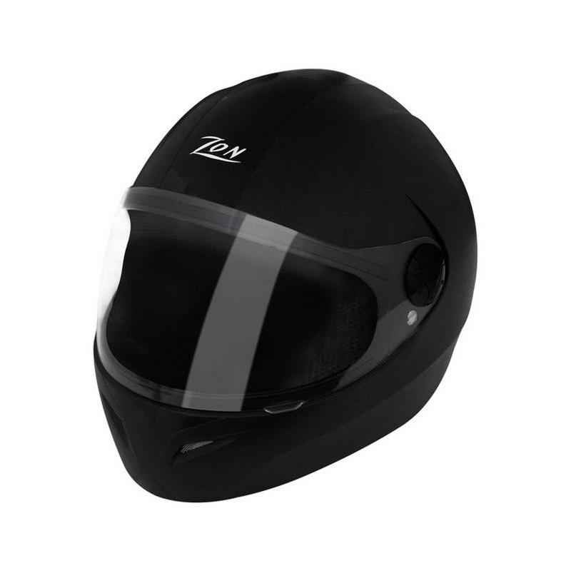 Steelbird SB37 Zon Classic X Black Full Face Helmet, Size: L