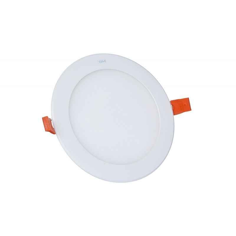 GM Plano 6W Cool Light Non-Dimmable Round Slim Panel Light, 4000 K