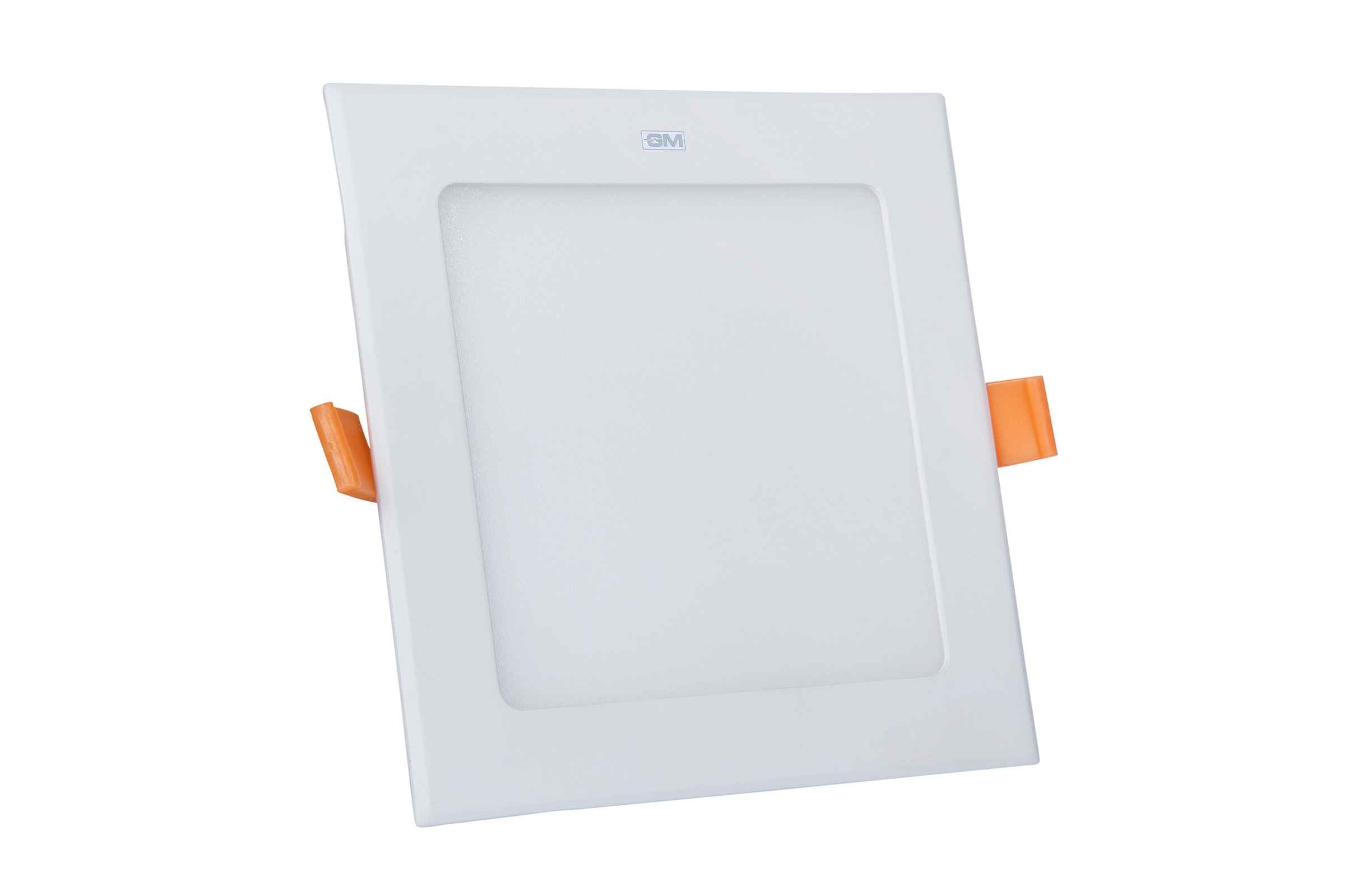 GM Plano 15W Warm Light Non Dimmable Square Slim Panel Light 6500 K