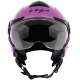 Vega Verve Motorbike Dull Purple Open Face Helmet, Size: S