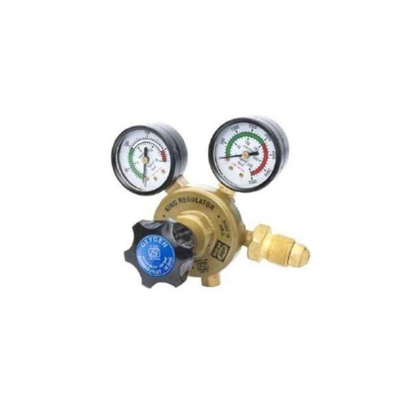 Ador King Two Stage Nitrogen Gas Regulator with Two Gauges