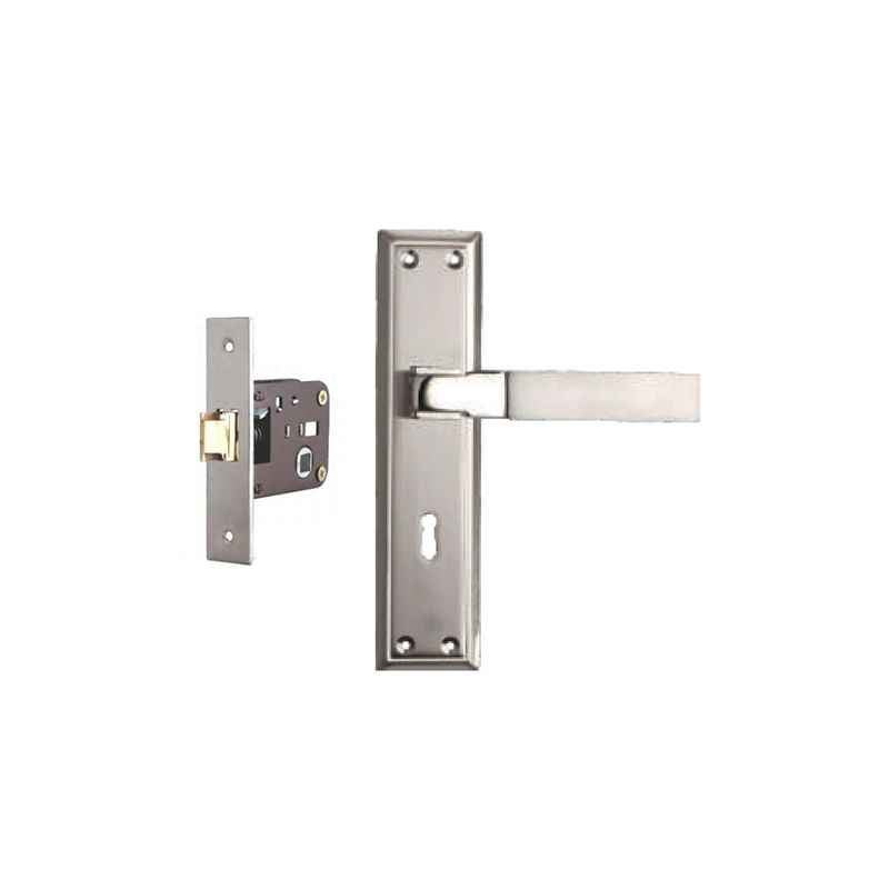 Plaza Stylo Stainless Steel Finish Handle with 200mm Baby Latch Keyless Lock