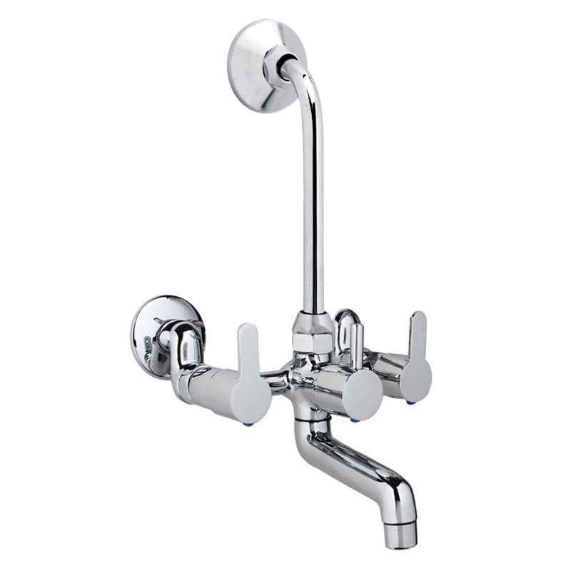 Kamal Wall Mixer ( with Bend) Fusion with Free Tap Cleaner, FUS-3342