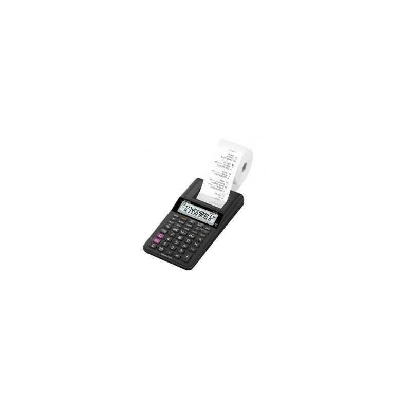 Casio Mini Portable Printing Calculator, HR-8RC-BK