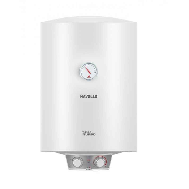 Havells 35 Litre SM FP SWH White Monza Turbo Storage Water Heater, GHWAMTSWH035