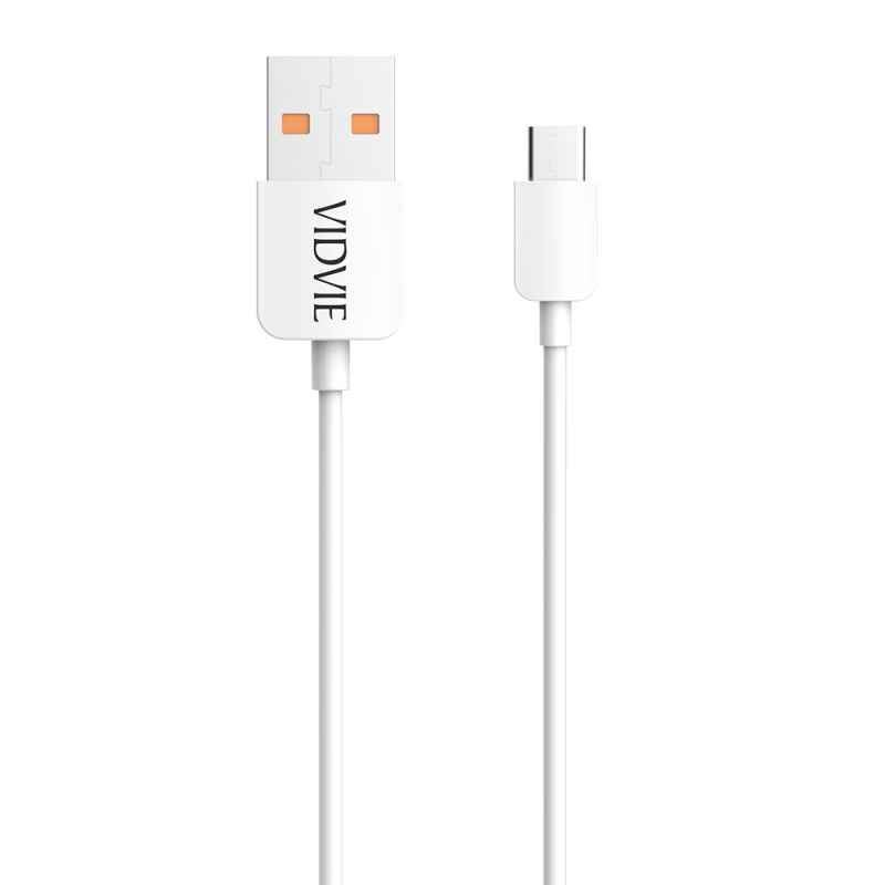 Vidvie CB412v-v8WH 1m White Android USB Cable