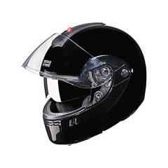 Studds Ninja 3G Double Visor Flip Up Black Full Face Helmet, Size (XL, 600 mm)