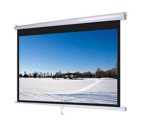 Buy Punnkk I7 100 Inch Instalock Manual Projector Screen Size 5x7 Ft Online At Best Price On Moglix