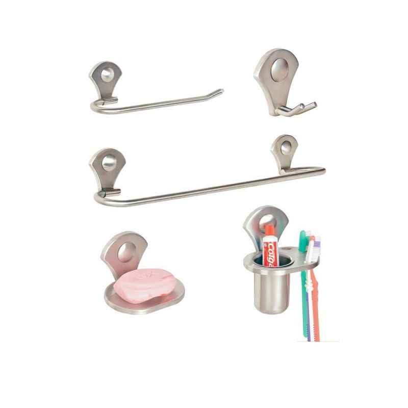 Doyours Dnarm Series Stainless Steel 5 Pieces Bathroom Accessories Set, DY-0227