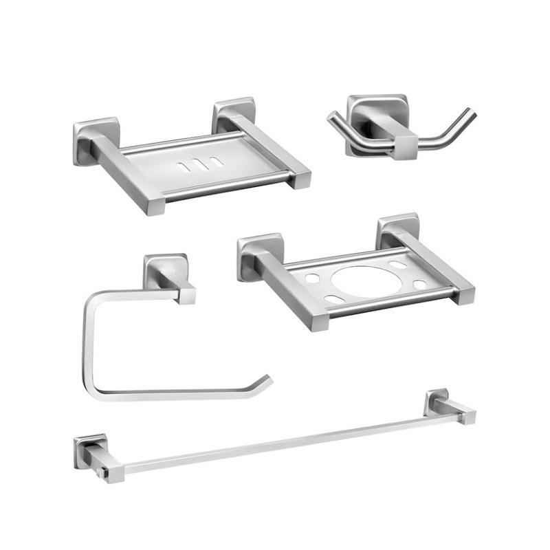 Buy Doyours Oscar Series Stainless Steel 5 Pieces Bathroom Accessories Set,  DY-0373 Online At Best Price On Moglix
