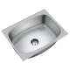 SteelKraft SS-104B Single Bowl Stainless Steel Sink, Size: 13x10 inch