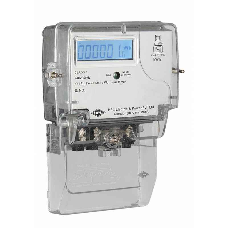 HPL 10-60A Single Phase LCD Energy Meter, SPPB1510000