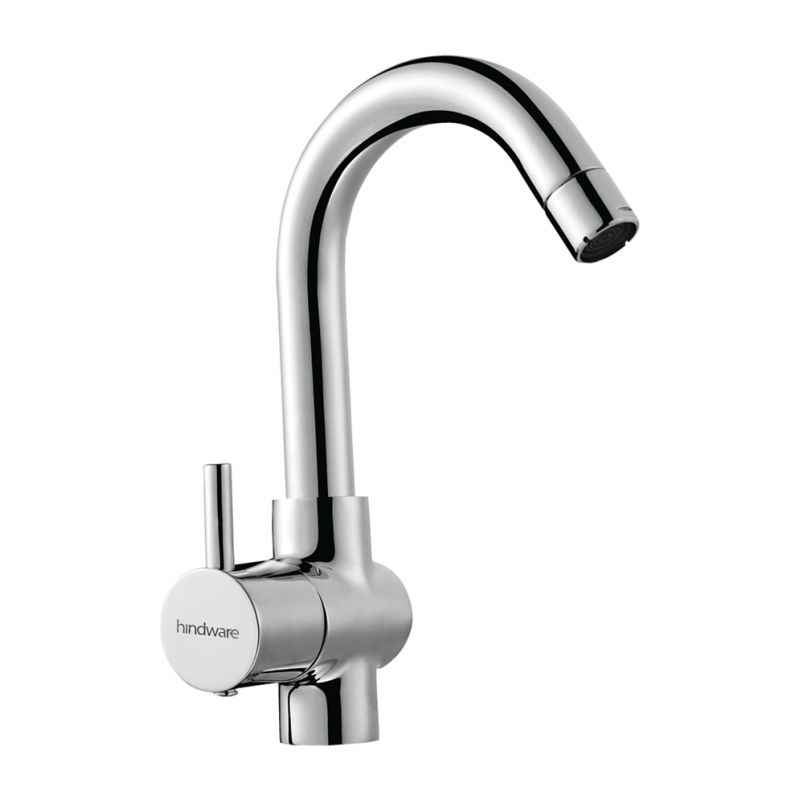 Hindware Flora Swan Neck Tap with Left Hand Operating Knob, F280012CP