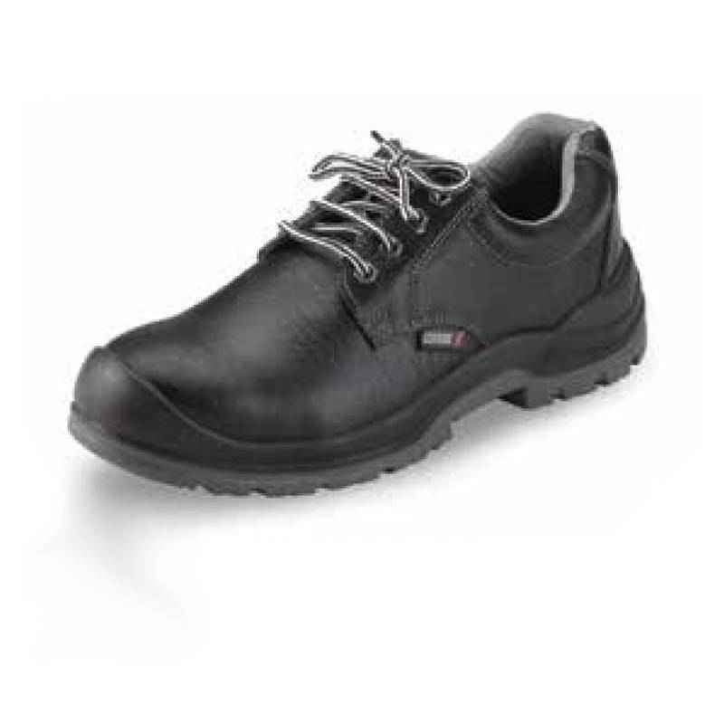 Udyogi Edge DD EX Steel Toe Black Safety Shoes, Size: 6
