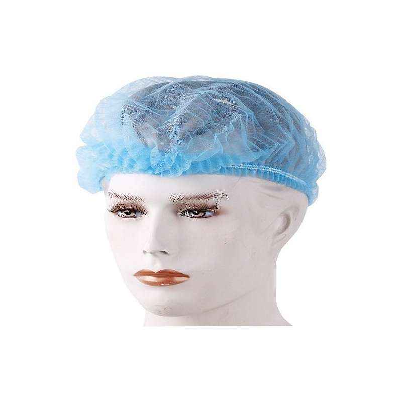 Arsa Medicare Non-Woven Disposable Bouffant Cap, AM-024-004 (Pack of 10)