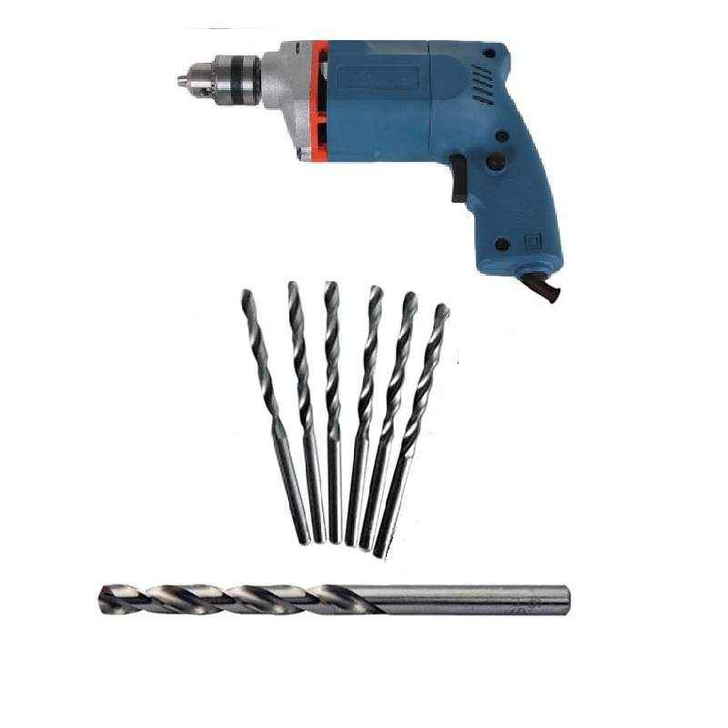 I-Tools 10mm Simple Drill with 6HSS Bits and 1 Masonry Bit (Pack of 3)