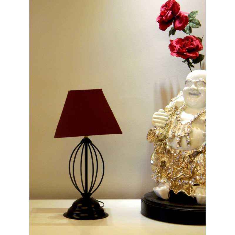 Tucasa Table Lamp with Square Shade, LG-575, Weight: 450 g