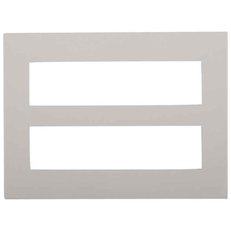 Legrand Arteor White Cover Plates With Frame White Plate-2X8 Module, 5757 80, (Pack of 3)
