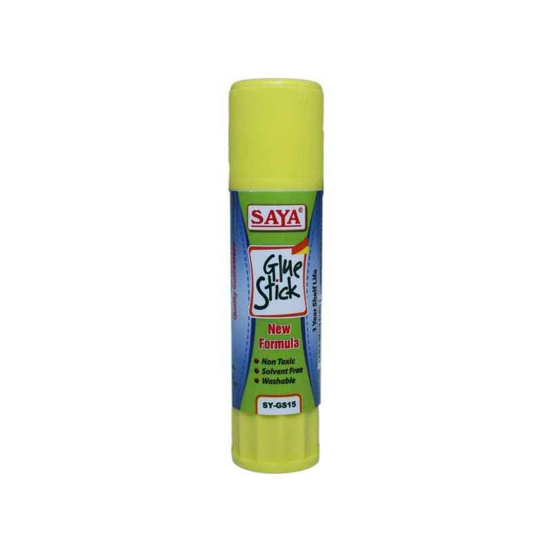 Saya Glue Stick, Dimensions: 145 x 95 x 100 mm (Pack of 24)