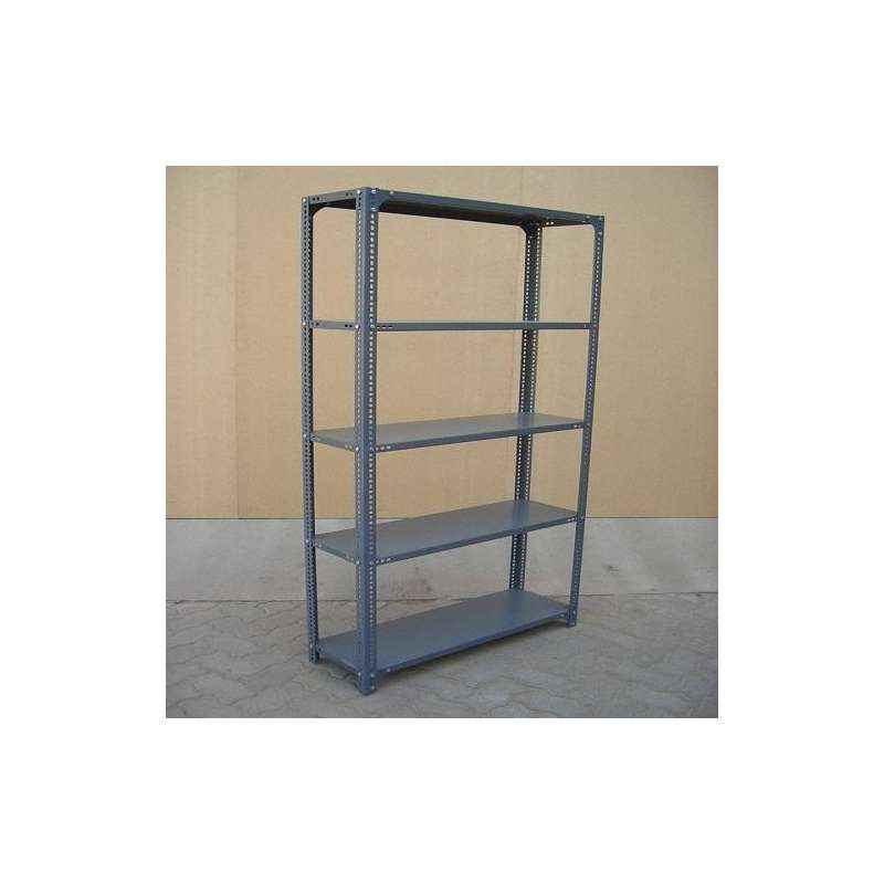 4 Layer Slotted Angle Steel Rack, Load Capacity: 50 kg/Layer