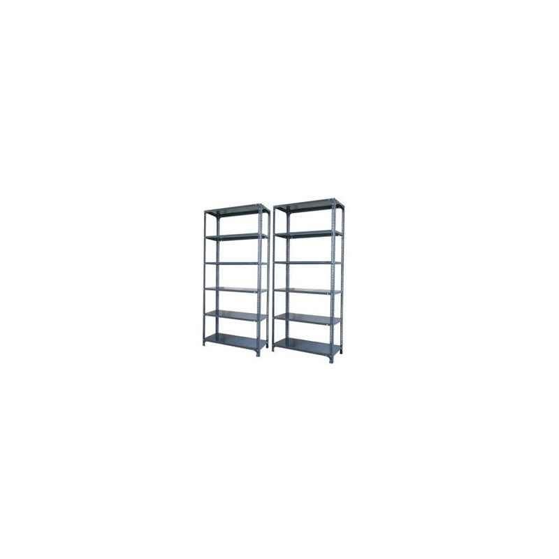 Steel Slotted Angle Rack, Dimensions: 60x30x12 inch