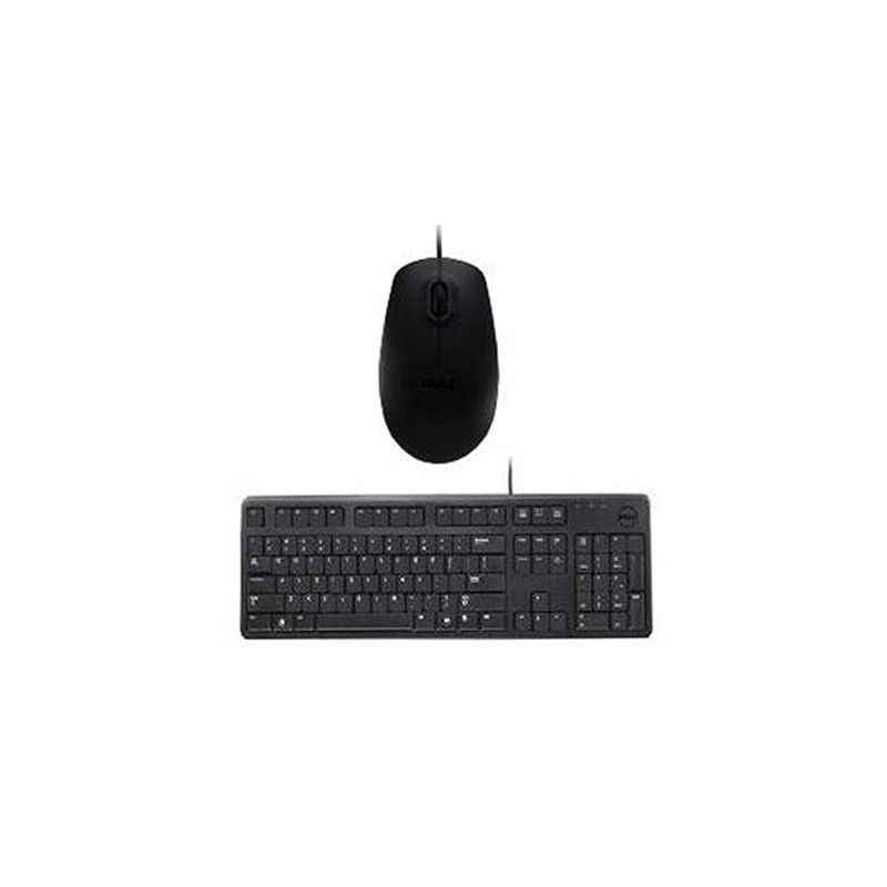 Dell KB212-B Wired Black Keyboard Mouse Combo