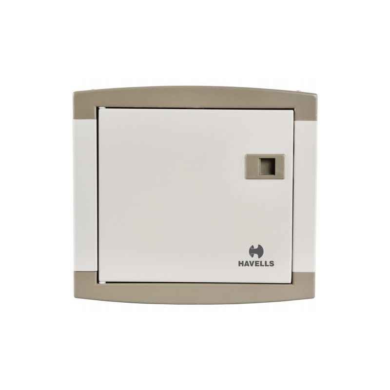 Havells TPN Single Door Distribution Box For MCB/RCCB/Isolator, DHDQTHCSRW06