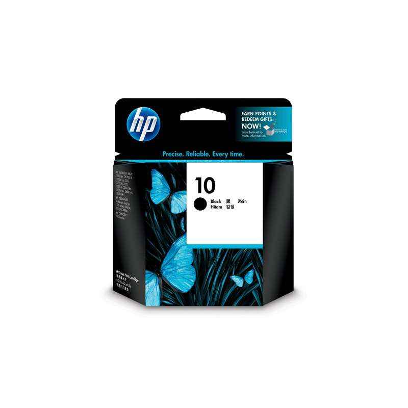 HP 10 Black Ink Cartridge, C4844A