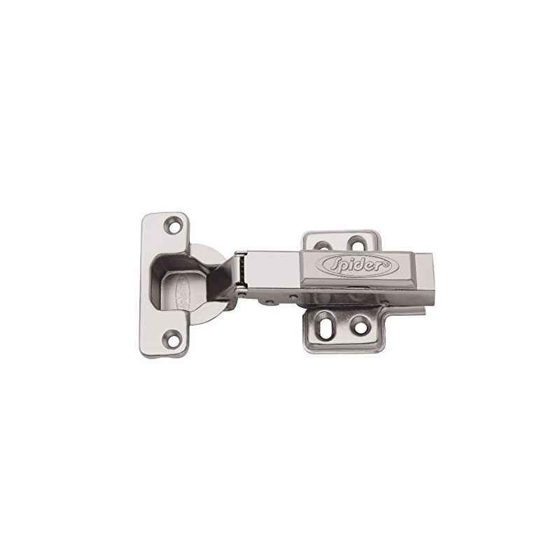 Spider Half Overlay Hydraulic Soft Closing Hinges, HH888 (Pack of 2)