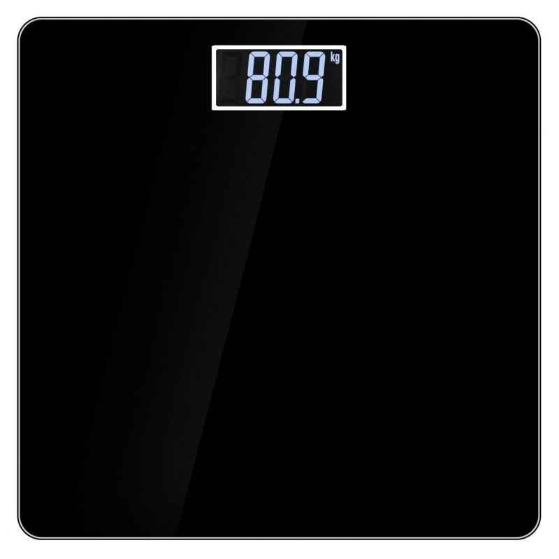 Aliston AL-610 Black Digital Bathroom Personal Health Check-Up Weighing Scales, Capacity: 180 kg