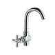 Jaquar Solo 1/2 inch Chrome Finish Kitchen Sink Cock, SOL-6357