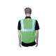 Kasa Life 2 Inch Net Type Green Reflective Safety jacket, KL-2NG (Pack of 5)