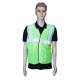 Kasa Life 2 Inch Cloth Type Green Reflective Safety jacket, KL-2CG
