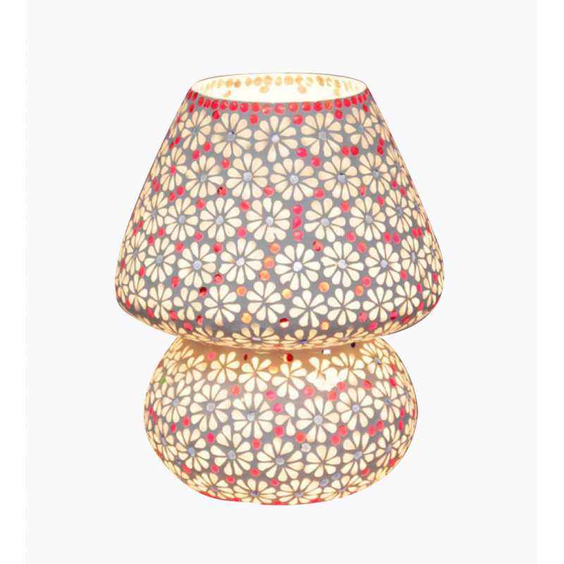 The Brighter Side Daisy Mosaic Table Lamp