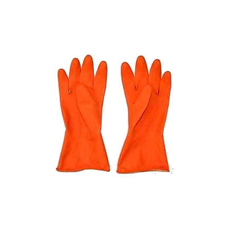 Hand Care Orange Household Gloves (Pack of 2)