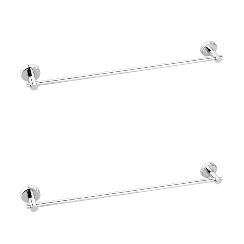 Abyss ABDY-1619 Chrome Finish Stainless Steel Towel Rail (Pack of 2)