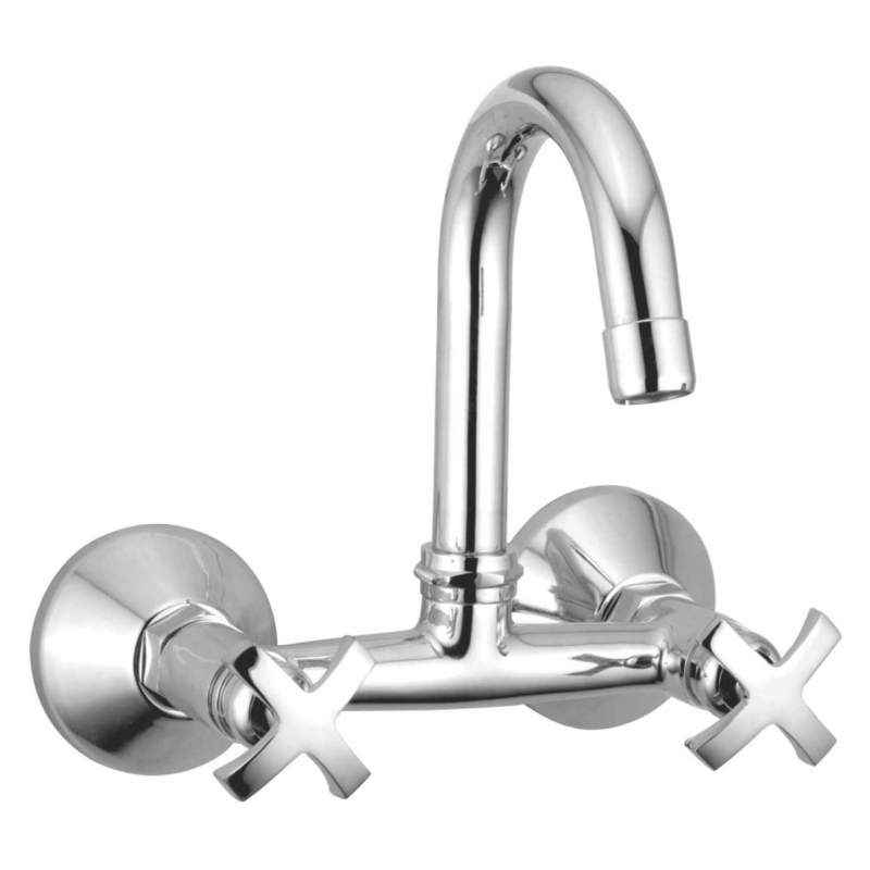 Apree Umbrella Silver Brass Sink Mixer