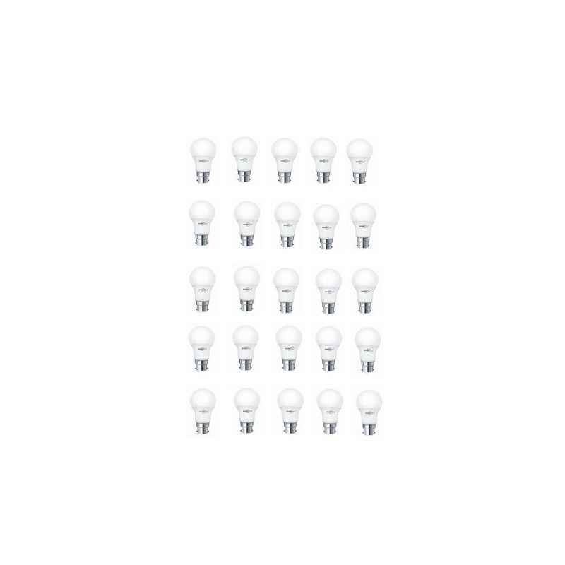Smartx Omega 5W B-22 White LED Bulb (Pack of 25)