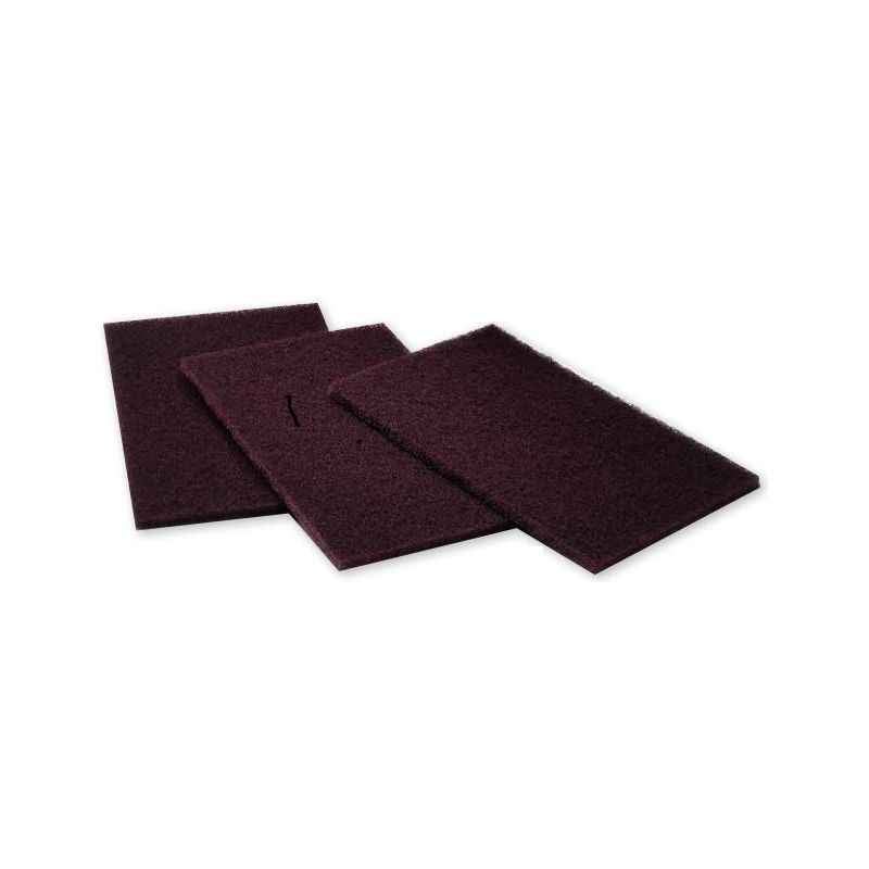 3M Scotch Brite Pad Maroon Medium Grade, 50 Pieces